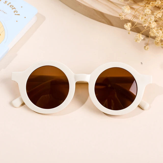 Lentes de sol para niños, diseño redondo, 1 ud