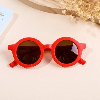 Lentes de sol para niños, diseño redondo, 1 ud