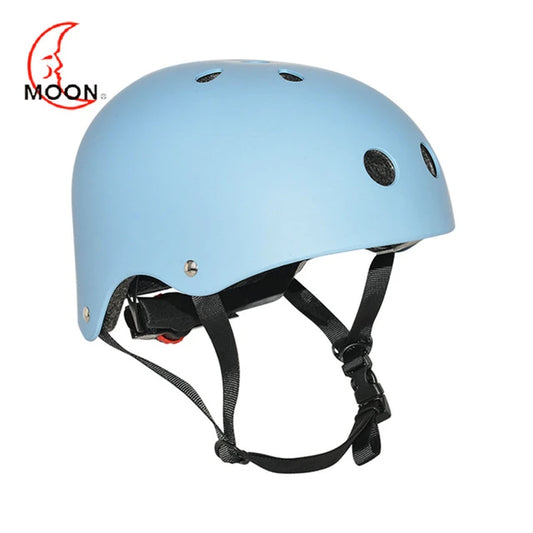 Moon-Casco para niños, celeste