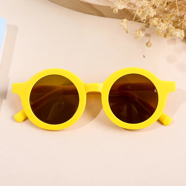 Lentes de sol para niños, diseño redondo, 1 ud