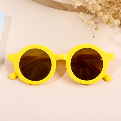 Lentes de sol para niños, diseño redondo, 1 ud
