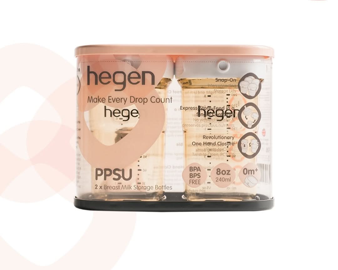 Hegen - Botella de bebé 2 unidades, 8 onzas