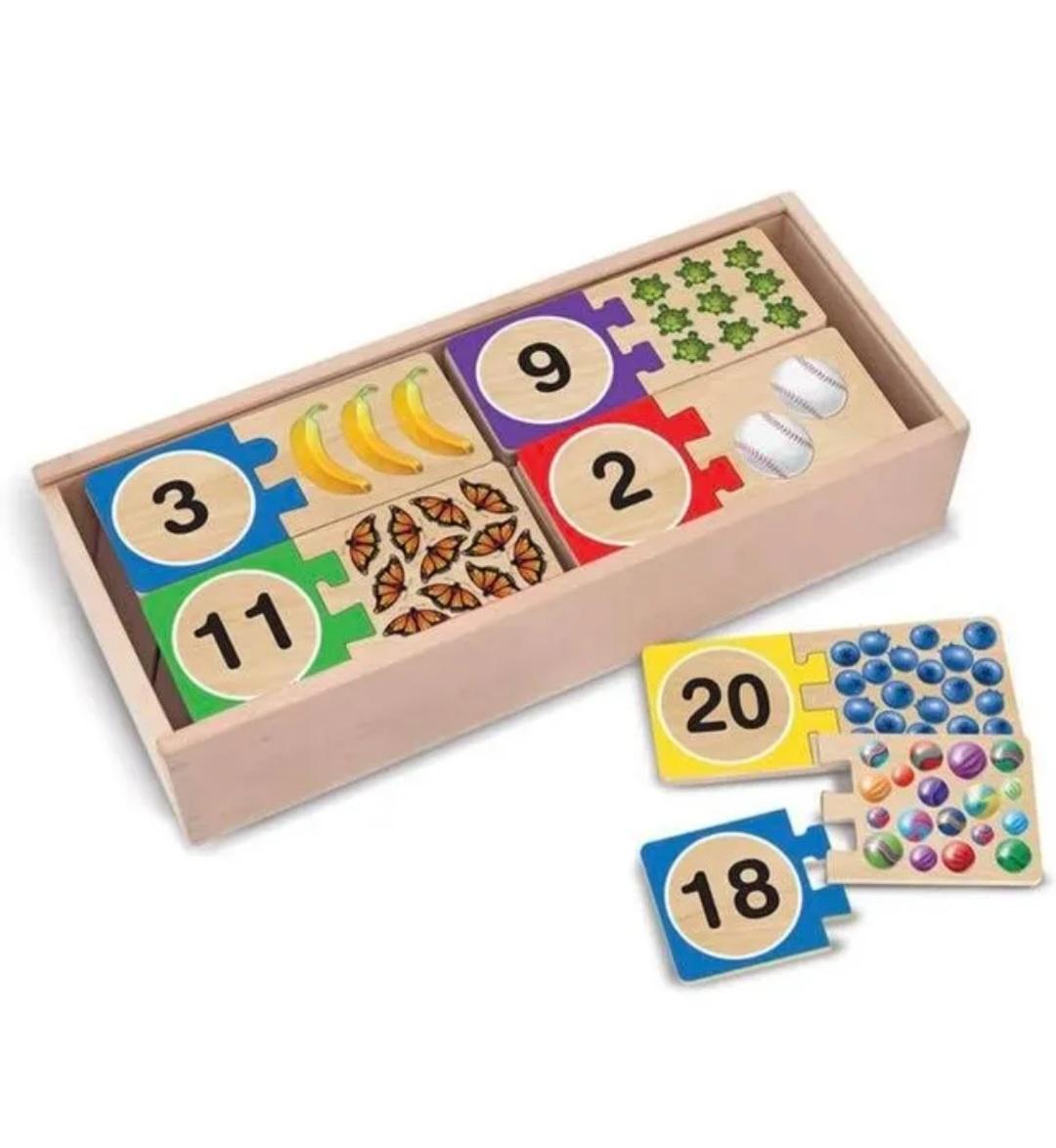 Rompecabezas de numeros para autocorrección Melissa &amp; Doug
