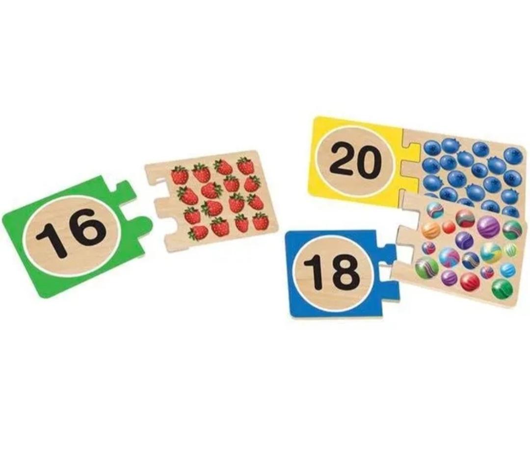 Rompecabezas de numeros para autocorrección Melissa &amp; Doug