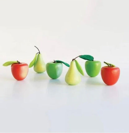 Juego de frutas de madera