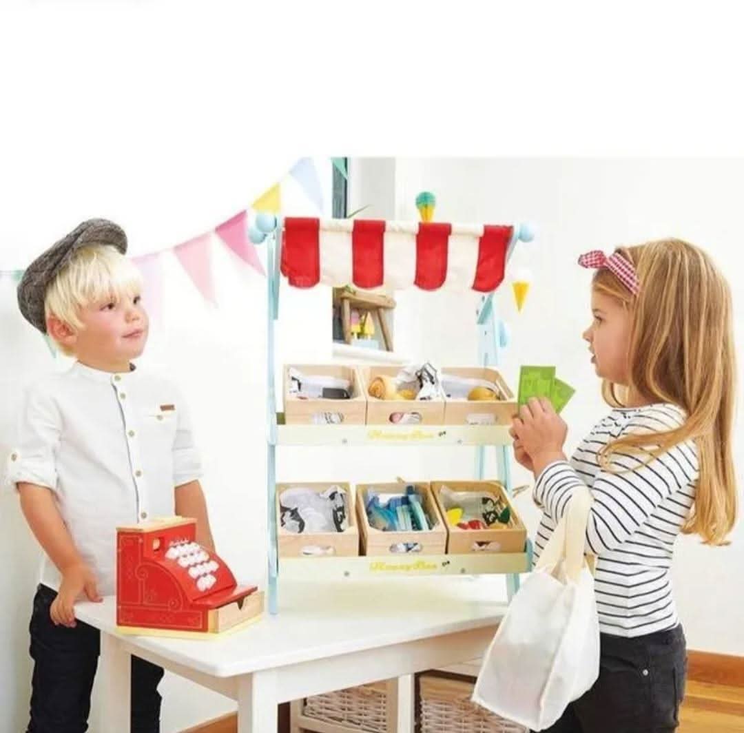Juego de frutas de madera