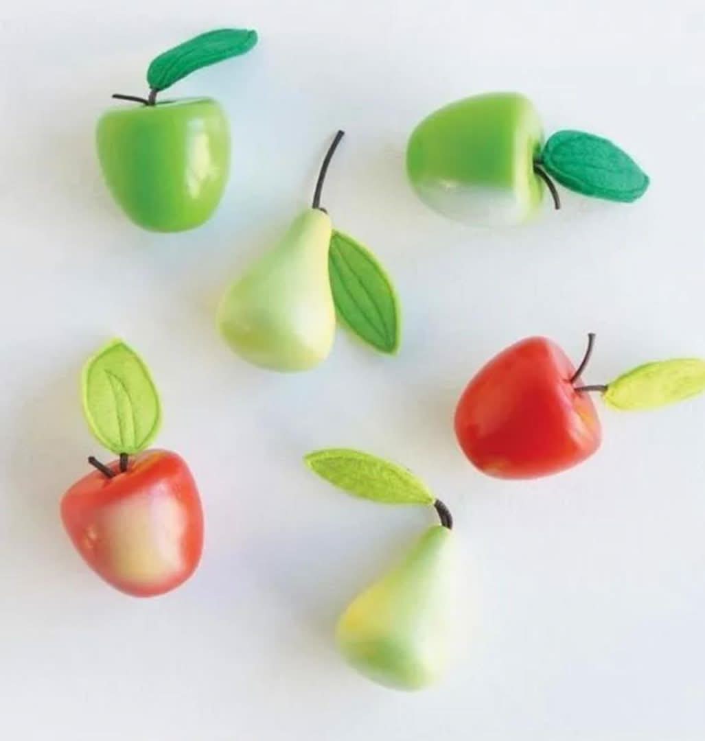 Juego de frutas de madera