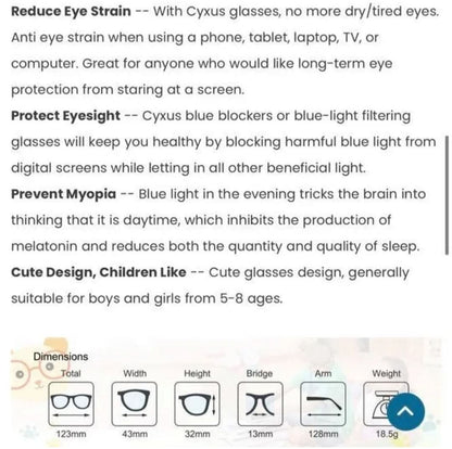 Blue Ligth Blocking Glasses for kids