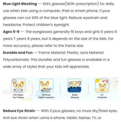 Blue Ligth Blocking Glasses for kids