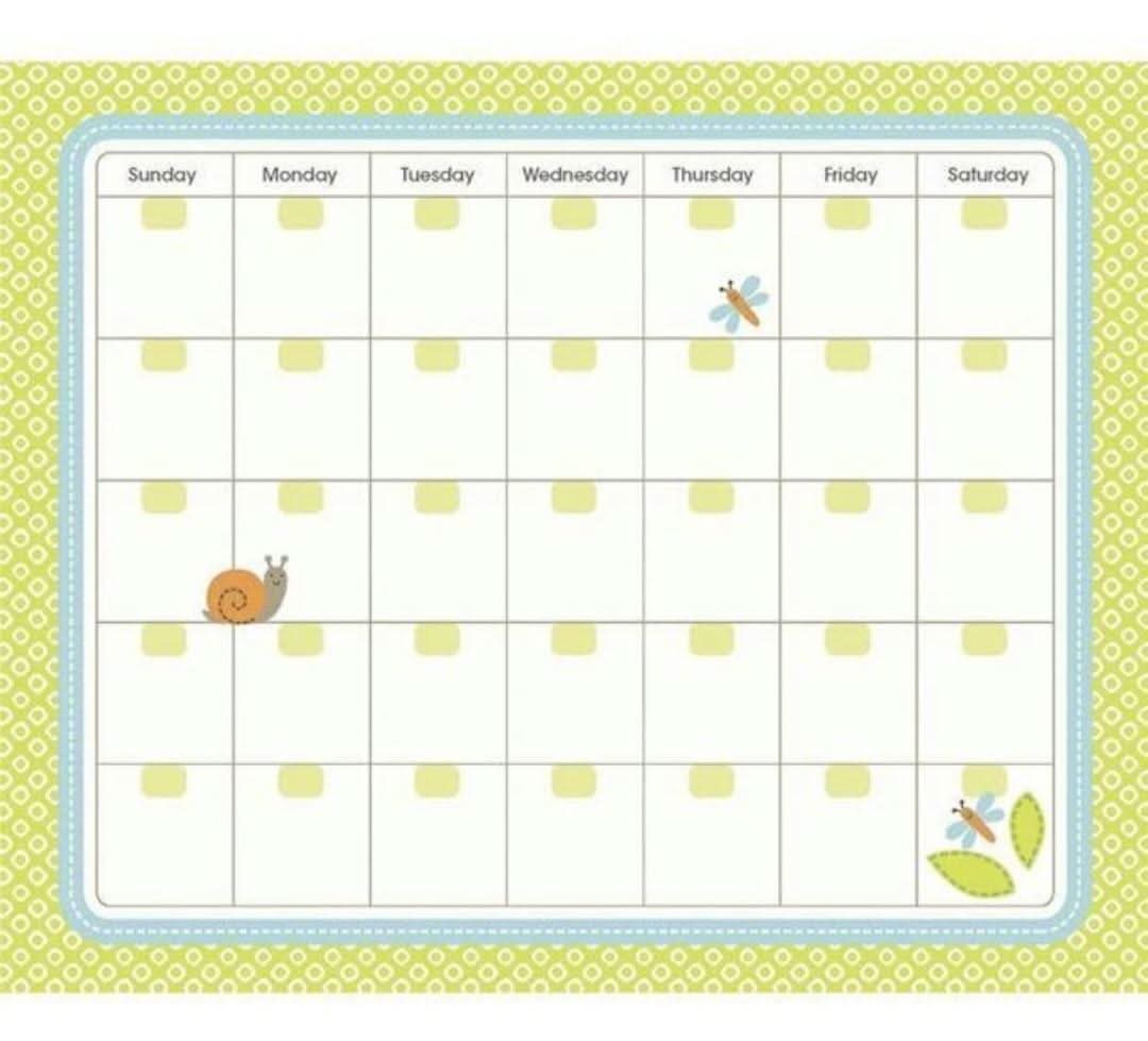 My First Calendar Carter's