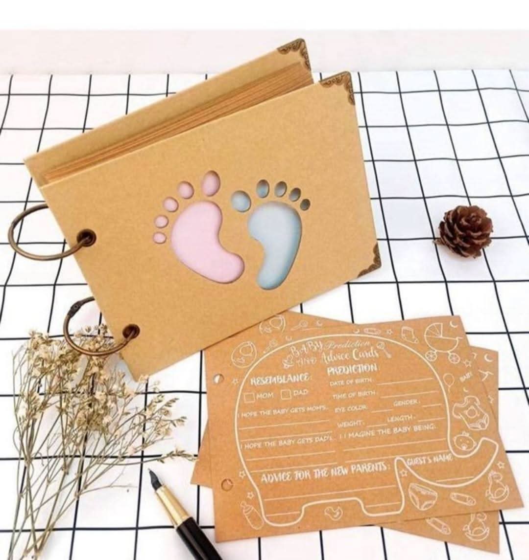 40 tarjetas de consejo para baby shower