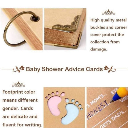 40 tarjetas de consejo para baby shower