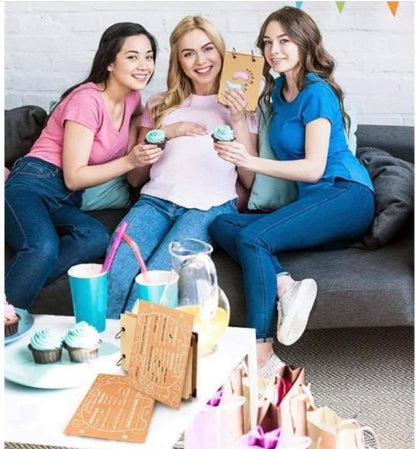 40 tarjetas de consejo para baby shower