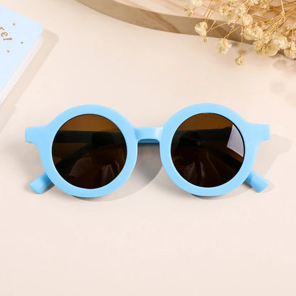 Lentes de sol para niños, diseño redondo, 1 ud
