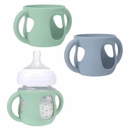 BUSOHA Pack de 2 Fundas de Silicona con Asa para Biberones Avent