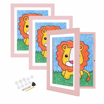 Veelot 3 marcos de arte para niños de 8.5 x 11 pulgadas
