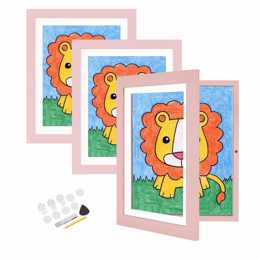 Veelot 3 marcos de arte para niños de 8.5 x 11 pulgadas
