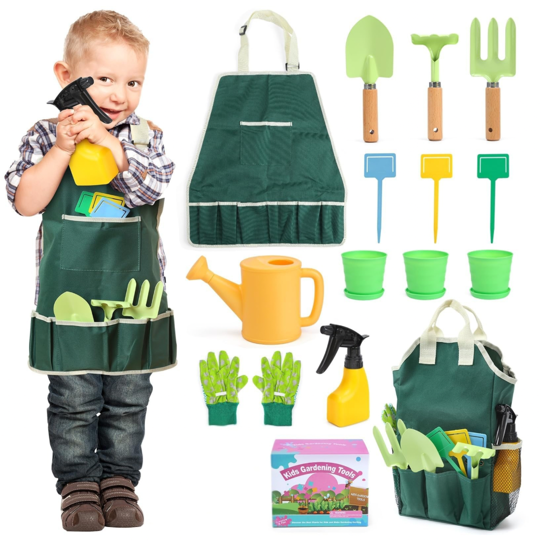 Cute Stone Herramientas Jardineria Kit niños