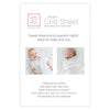 Swaddle Desings- Sábana bajera ajustable de muselina para cuna - Heavenly Floral