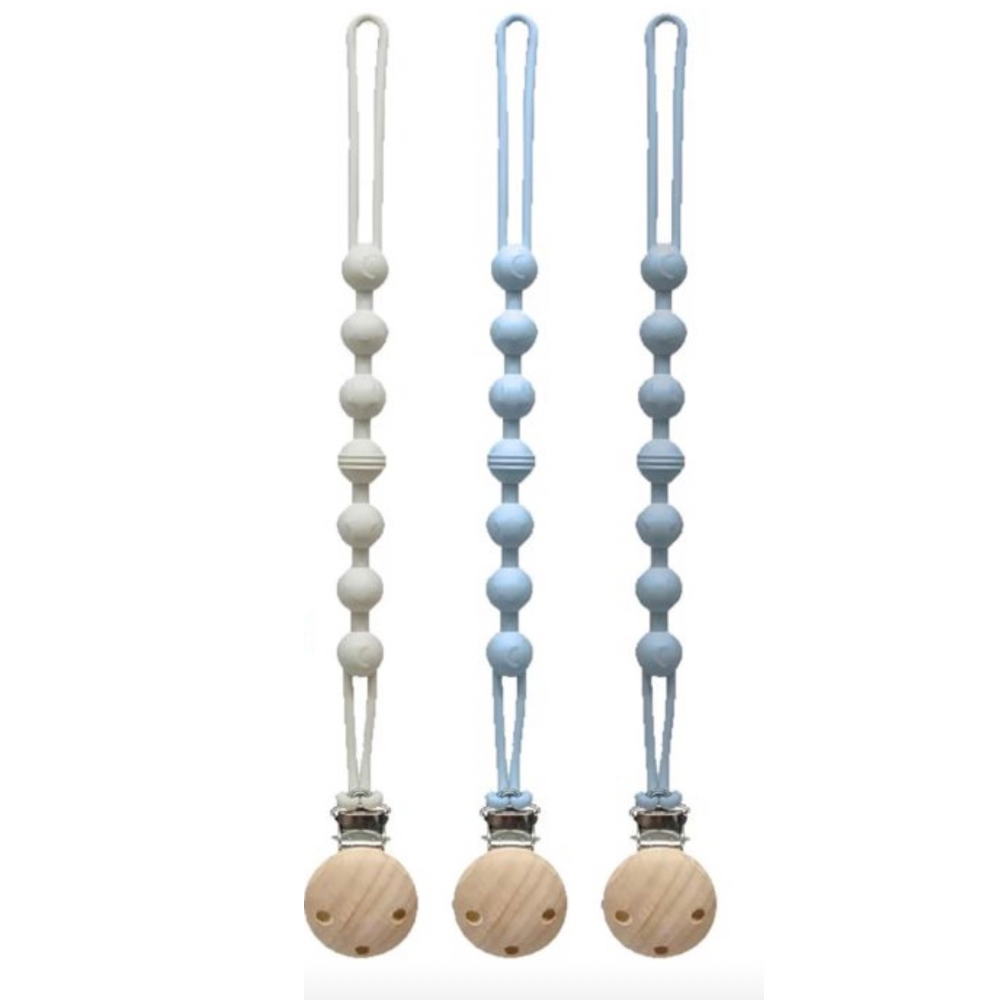 Clip para chupete, paquete de 3 soportes