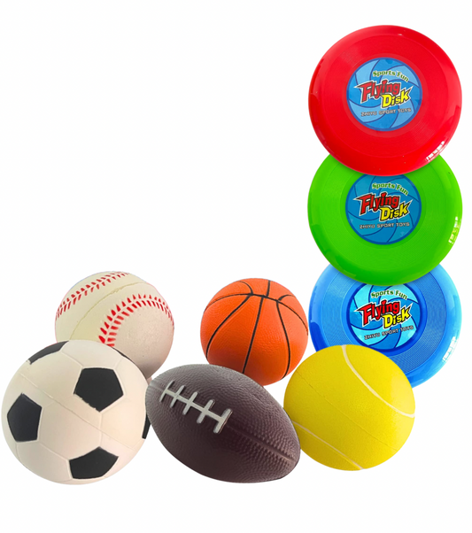 Toysery Juego de pelotas deportivas de espuma para niños