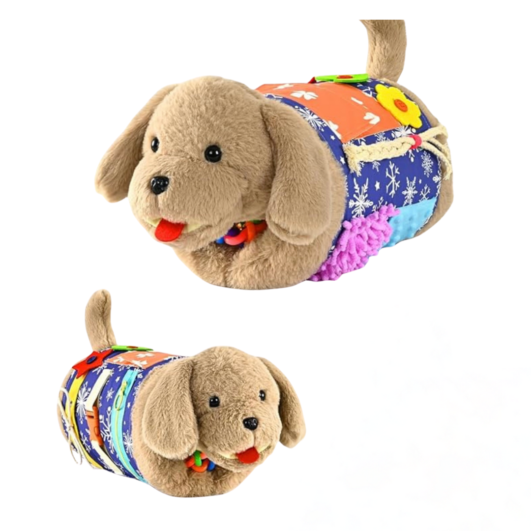 Peluche perrito sensorial