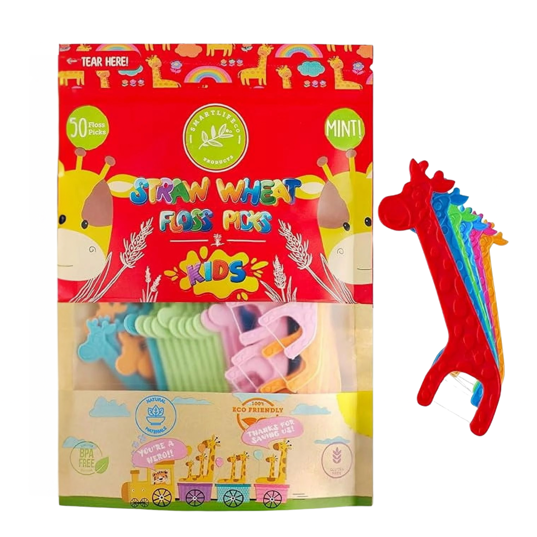 Hilo dental para niños, 50 piezas