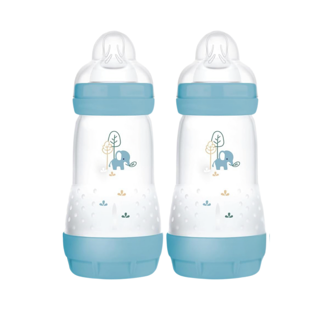 Biberón anticólicos autoesterilizable Mam de 260 ml (paquete de 2)