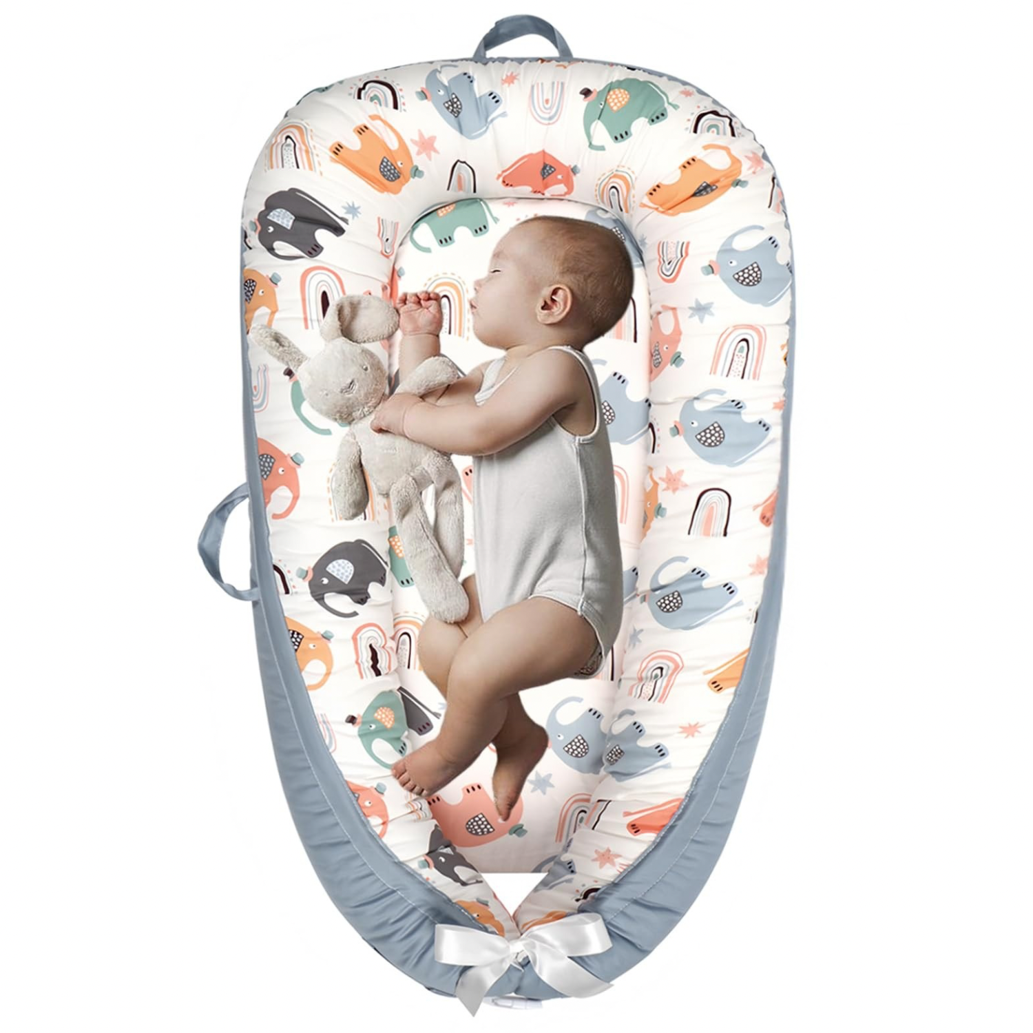 Tumbona para bebés recién nacidos de 0 a 24 meses de algodón transpirable