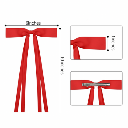 8 lazos para cabello de 6 x 9 pulgadas