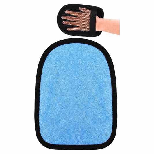 Guante de arena para limpiar la arena, azul