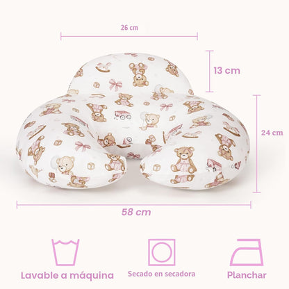 Almohada de lactancia AMASKY rosa - foto 2