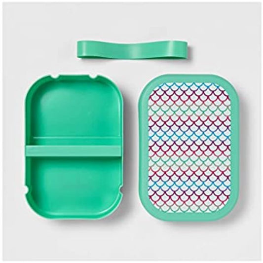 Sun Squad- Caja Bento de plástico de 25 oz  (Sirena)