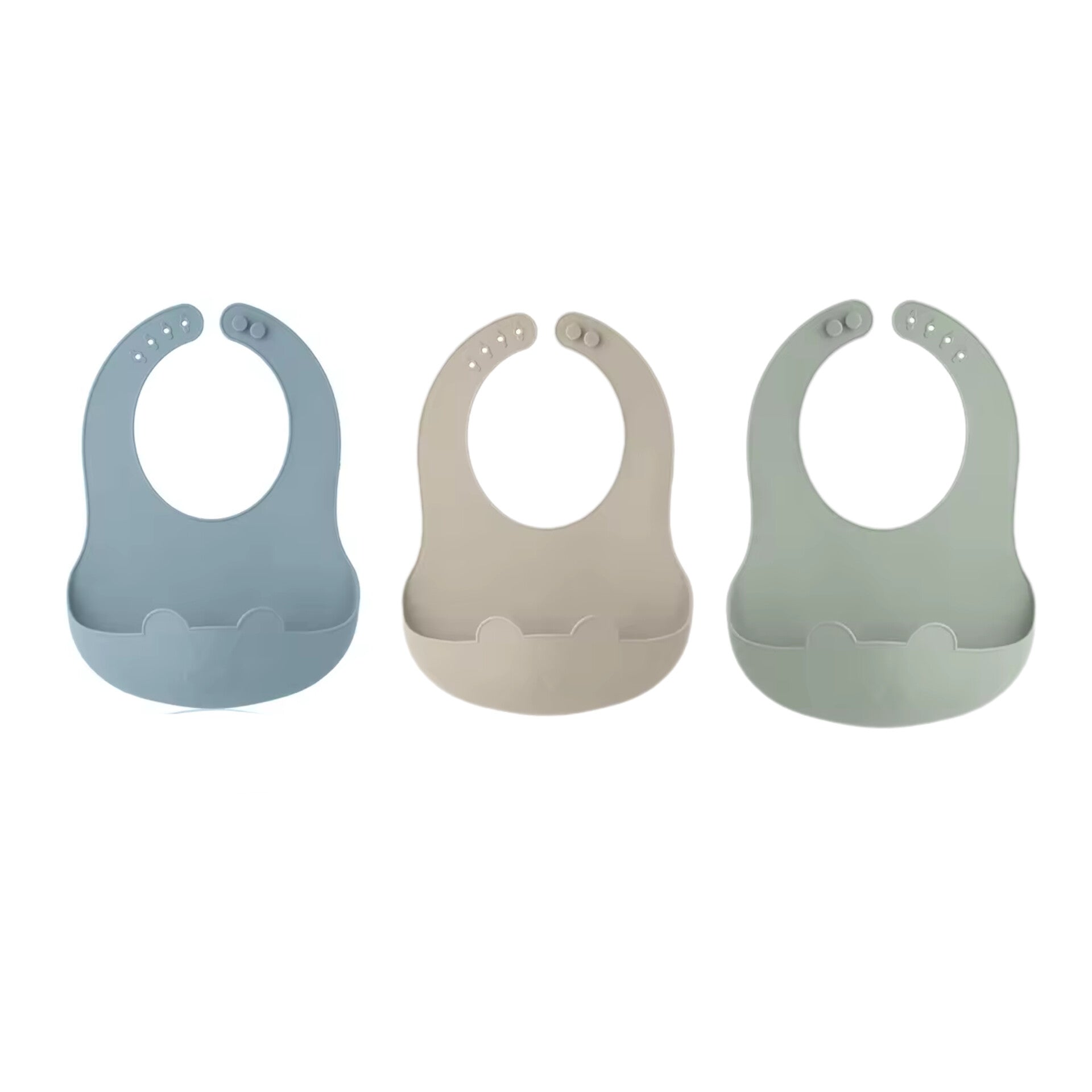 3 Baberos de silicona