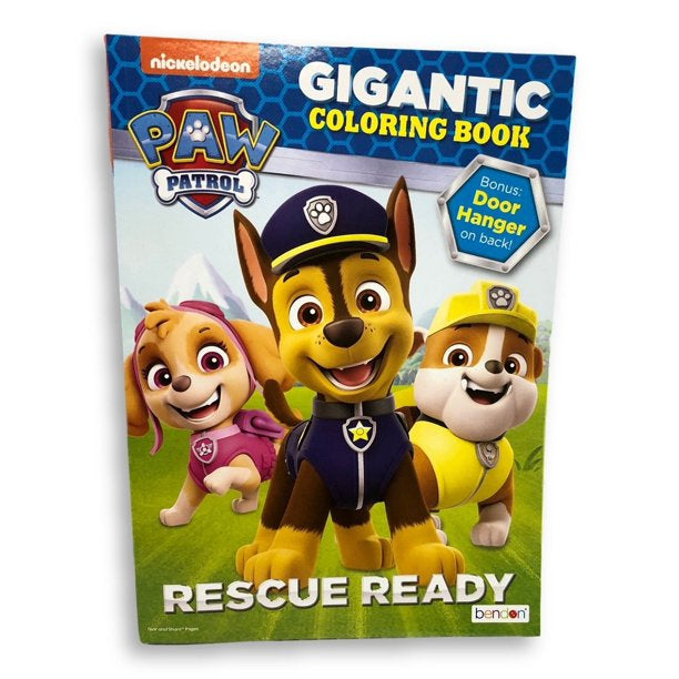 Paw Patrol - Libro para colorear - 192p - Rescue Ready