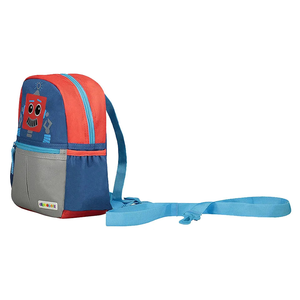 Alphabetz - Mochila robot para niños pequeños con arnés de seguridad