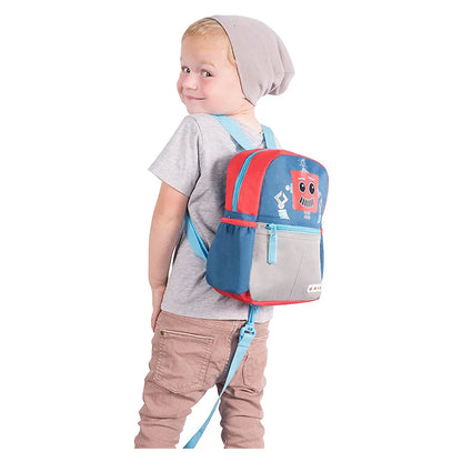 Alphabetz - Mochila robot para niños pequeños con arnés de seguridad