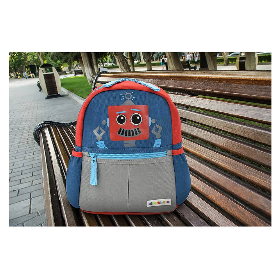 Alphabetz - Mochila robot para niños pequeños con arnés de seguridad