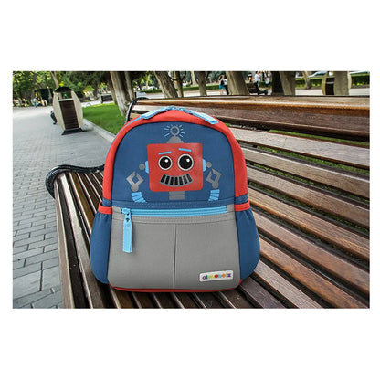 Alphabetz - Mochila robot para niños pequeños con arnés de seguridad