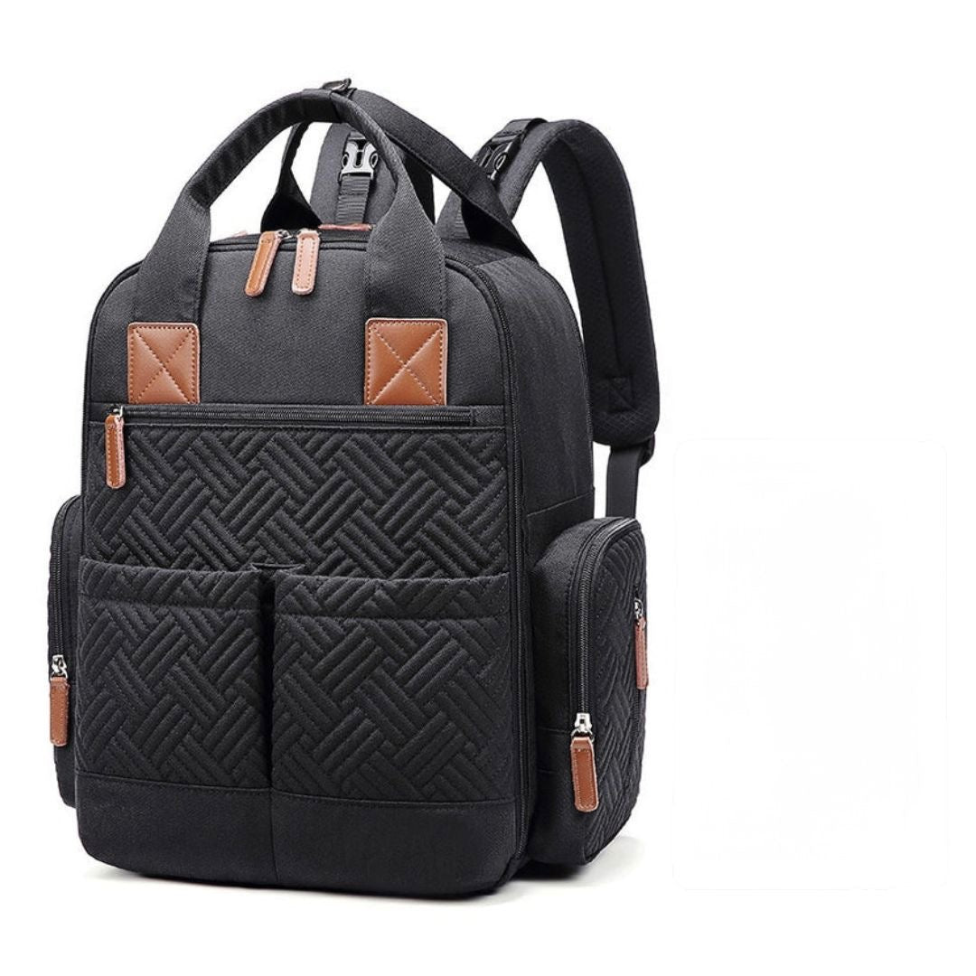 Pañalera negra para bebé