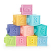 Falimottype Baby Block 12 PCS Bloques de construcción suaves para niños pequeños