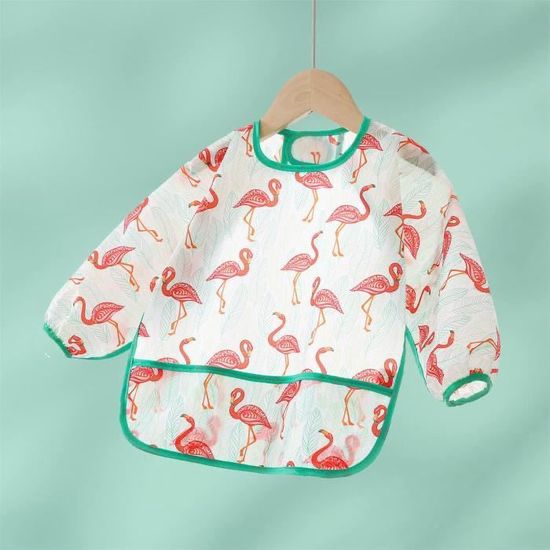 Babero flamingos