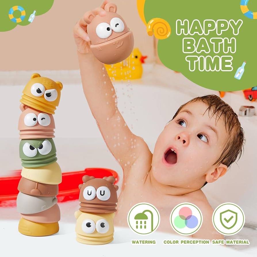 Juguetes de baño sin moho