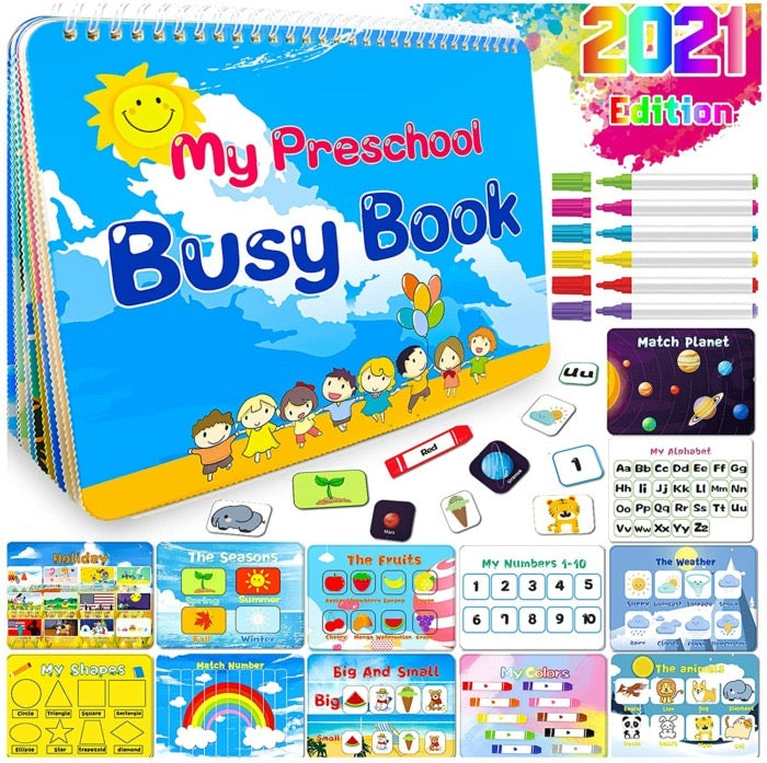 Libro ocupado para niños