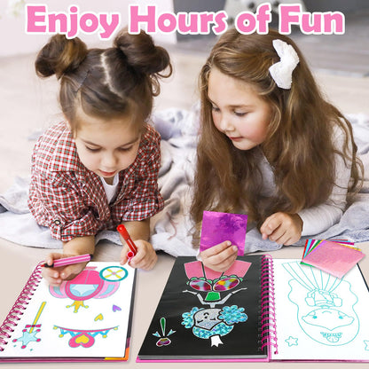Kit de manualidades Foil Craft – Princesas y unicornios | Pigipigi