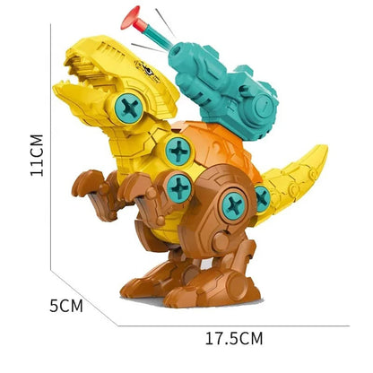 Top solid- Set variado de dinosaurios con alfombra