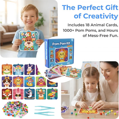 Kit de manualidades con pompones: contenido y uso
