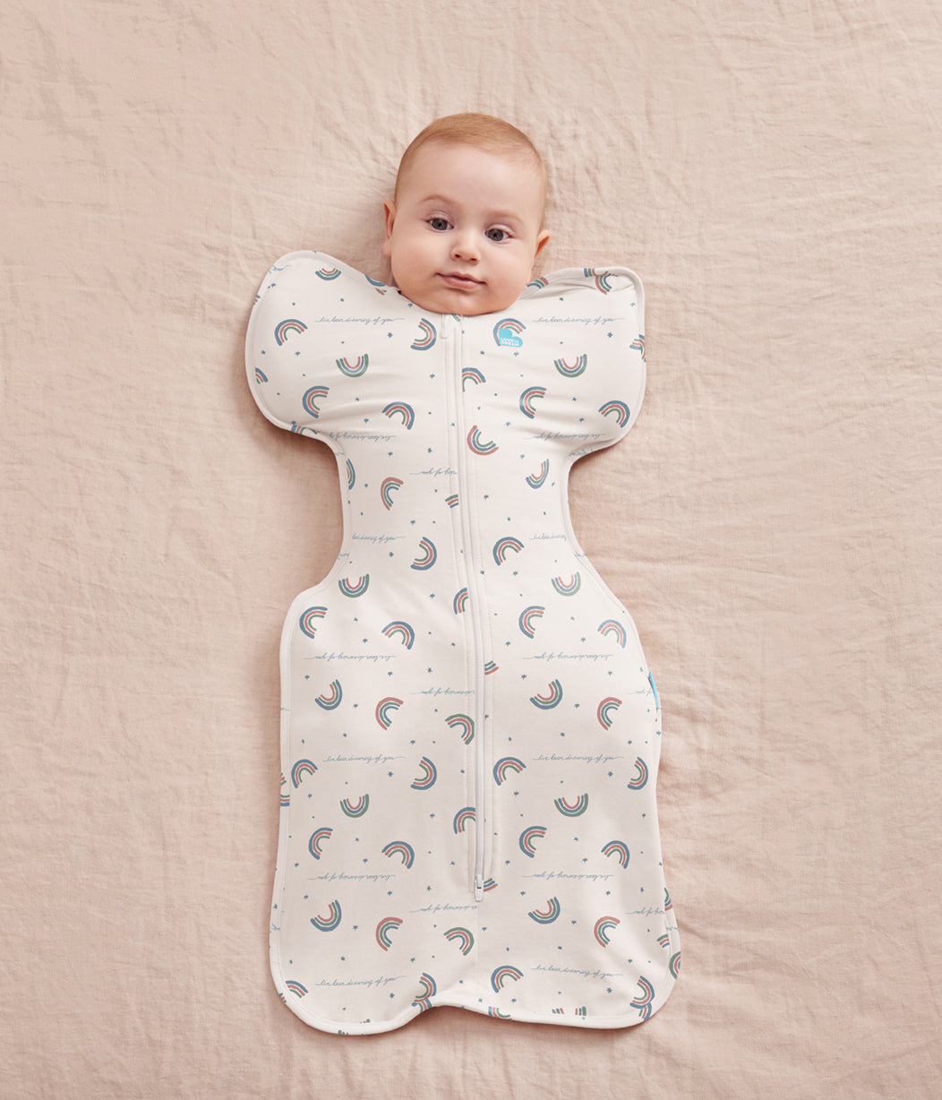 Love to Dream Swaddle Up White Rainbow Dream 1.0 TOG