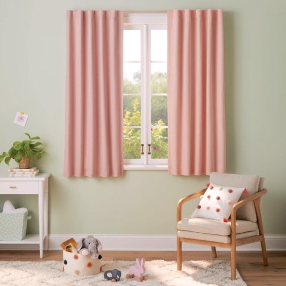 Pillowfort -Panel de cortina rosada, 1 ud