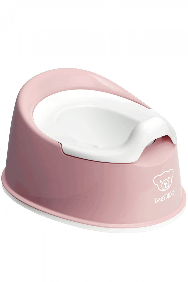 BabyBjörn-Smart Orinal, Rosa Polvo/Blanco